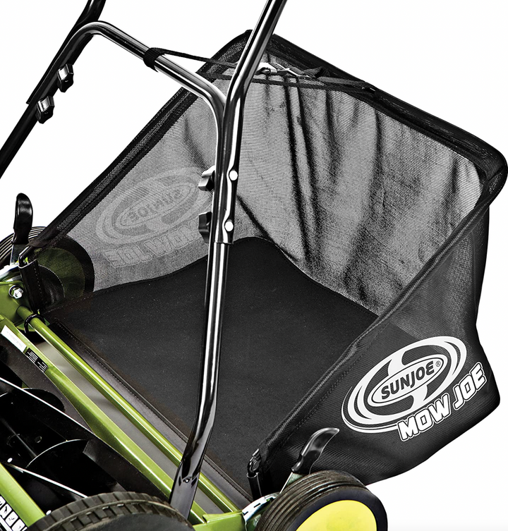 Restored Sun Joe MJ502M | In-Store Exclusive | Manual Reel Mower W/ Grass Catcher | 20-inch | 9-Position Refurbished