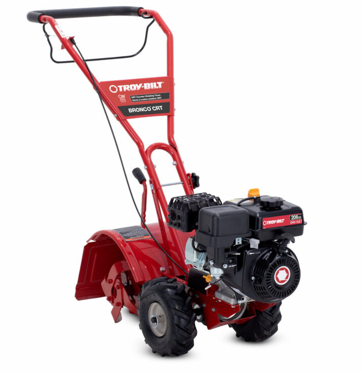 Troy-Bilt Bronco CRT Tiller | 208cc Engine | 14" Rear Tine Tiller