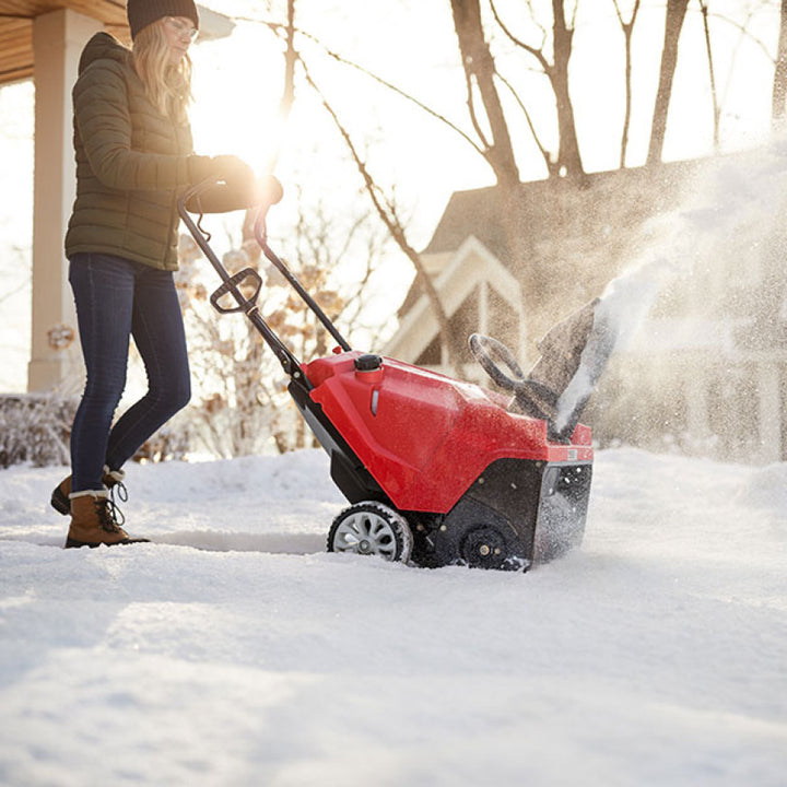 Troy-Bilt Squall 123R | 21 in. | 123 cc Single-Stage Gas Snow Blower | E-Z Chute Control