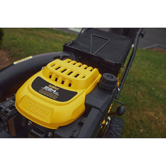 DEWALT DW12ABW6RK039 | 28 in. RWD Self-Propelled Lawn Mower | 224cc E-GOV Engine | 3-in-1 | High Rear Wheels (Open Box)