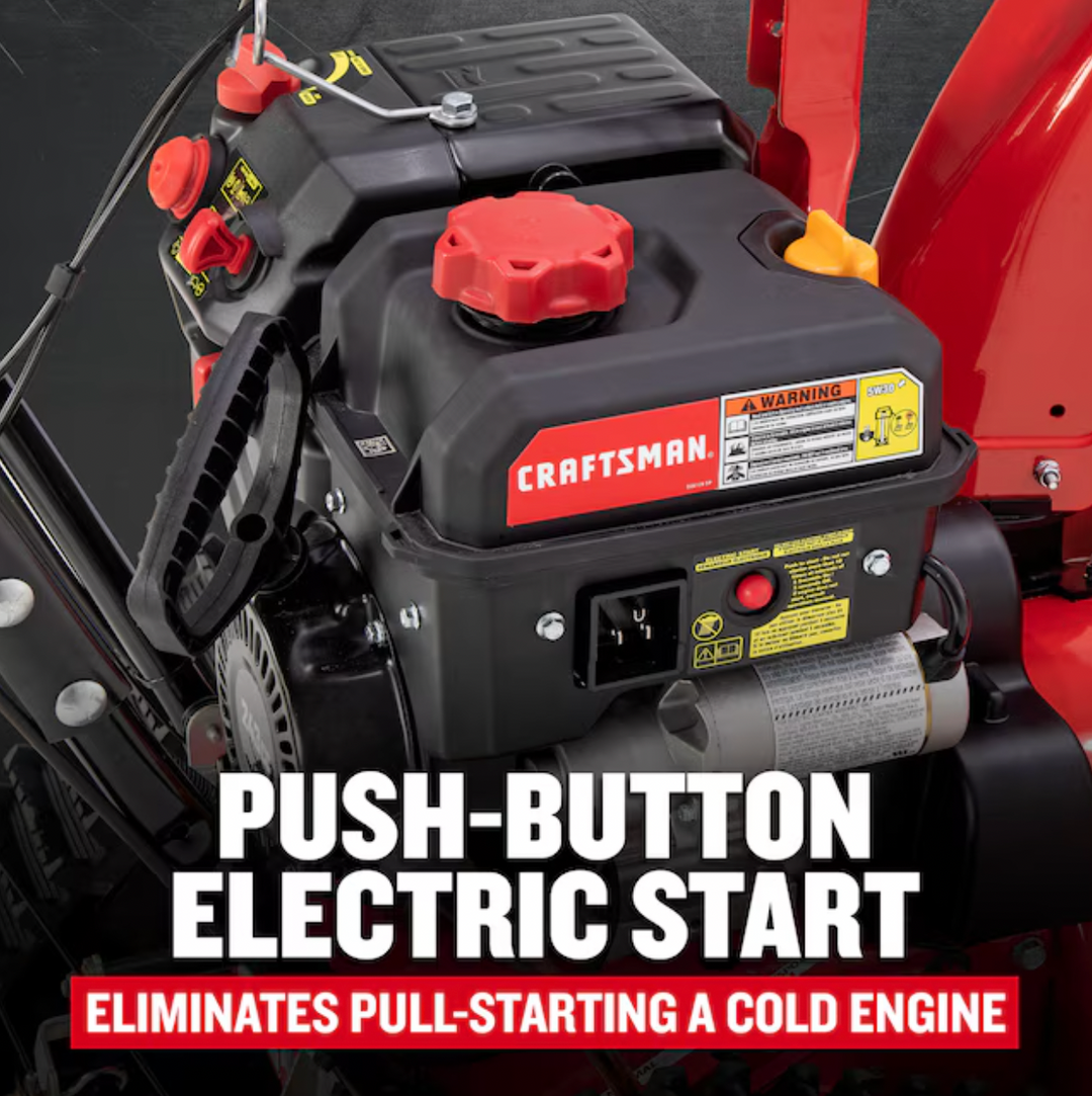 CRAFTSMAN Performance 26 Track | 26in Two-Stage 243cc Gas Snow Blower | Self-Propelled | Electric Start