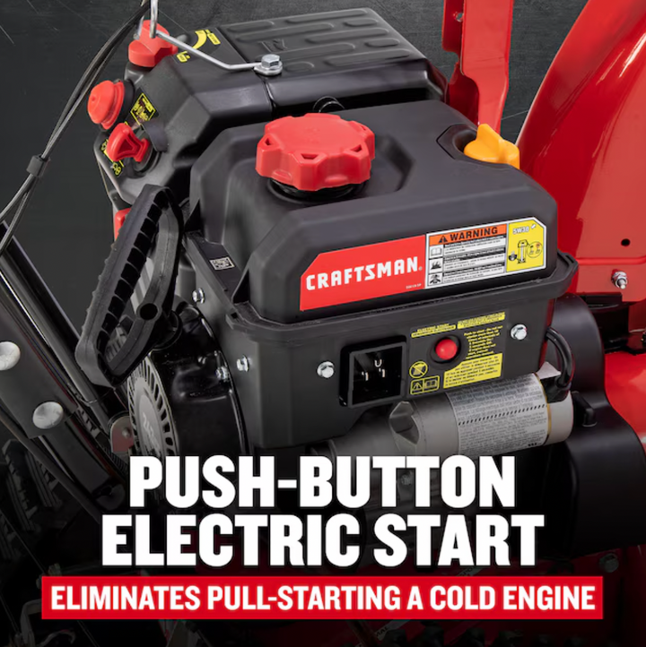 CRAFTSMAN Performance 26 Track | 26in Two-Stage 243cc Gas Snow Blower | Self-Propelled | Electric Start