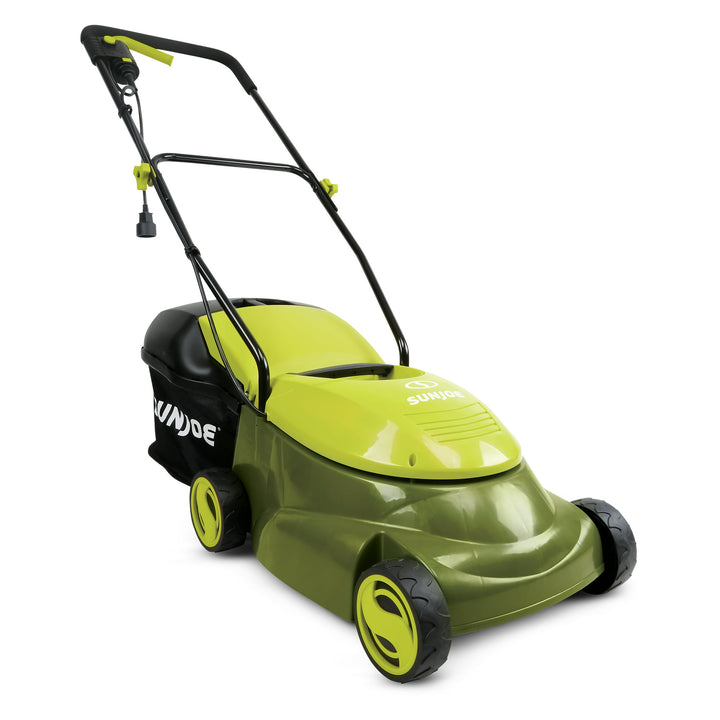 Restored Sun Joe MJ401E | Electric Lawn Mower With Grass Bag | 14-Inch | 12 Amp (Refurbished) | LOCAL PICKUP ONLY