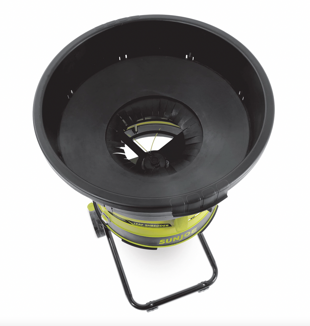 Sun Joe SDJ617E | Bladeless Electric Leaf Mulcher + Shredder | 15 Amp | 8,000 RPM | Mulches Up to 55 Gallons of Leaves Per Minute | Black (Refurbished) | In Store Exclusive