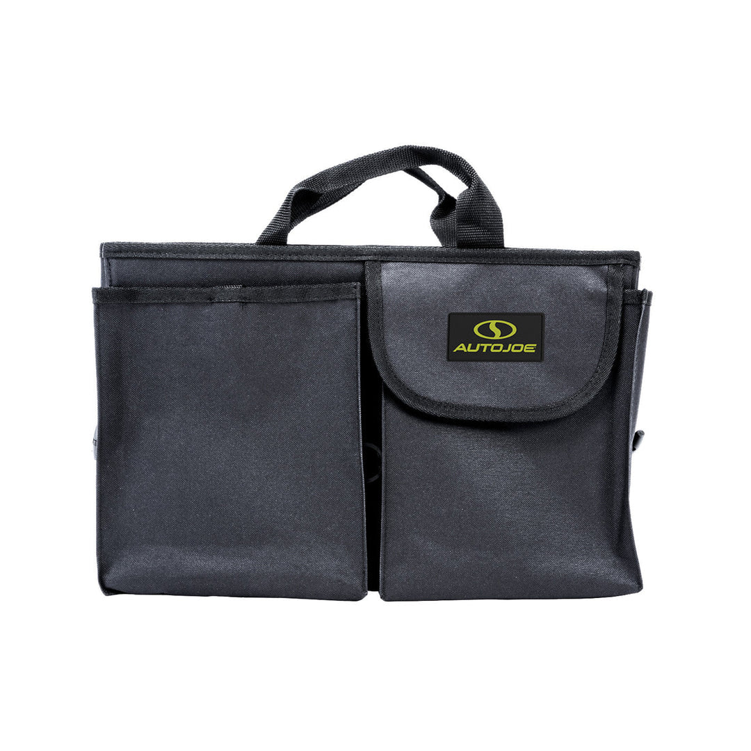 Auto Joe Collapsible Auto Storage Organizer | w/ Anchor Straps and Toggle Fasteners for Hold Security | Adjustable Strap | Rip Resistant