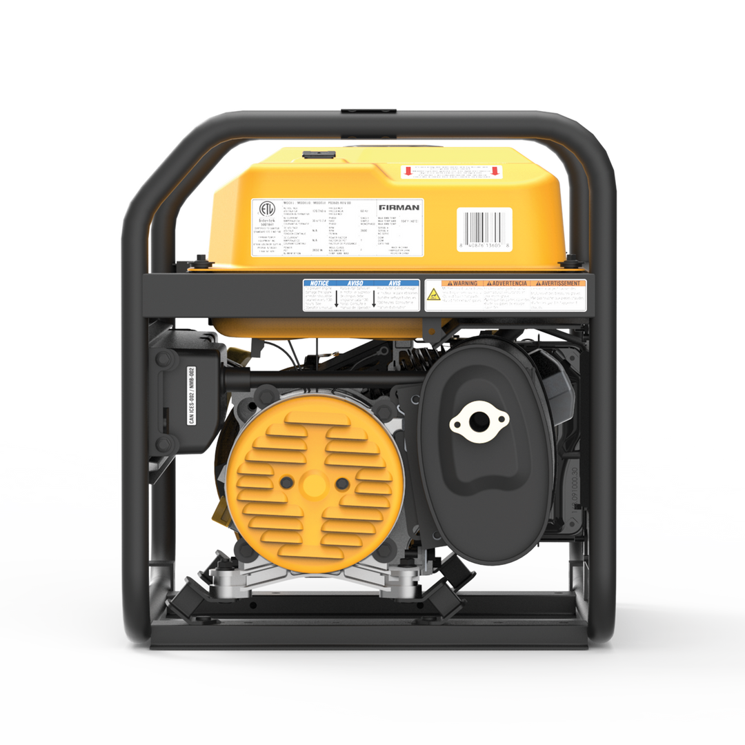Restored Firman Gas Portable Generator P03605 | 4550W | Recoil Start | 120/240V | Versatile Outlets | Generator Only (Refurbished)