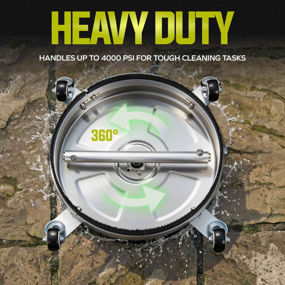 Sun Joe 13-Inch Universal Surface Cleaner Pressure Washer Attachment | 4000 PSI | 4.0 GPM Flow Rate | SPX-SC14 | In-Store Exclusive
