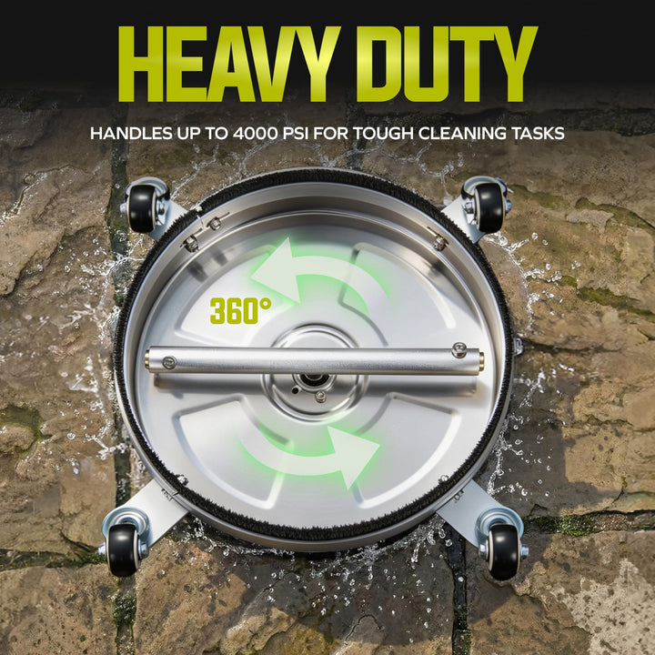 Sun Joe 13-Inch Universal Surface Cleaner Pressure Washer Attachment | 4000 PSI | 4.0 GPM Flow Rate | SPX-SC14 | In-Store Exclusive