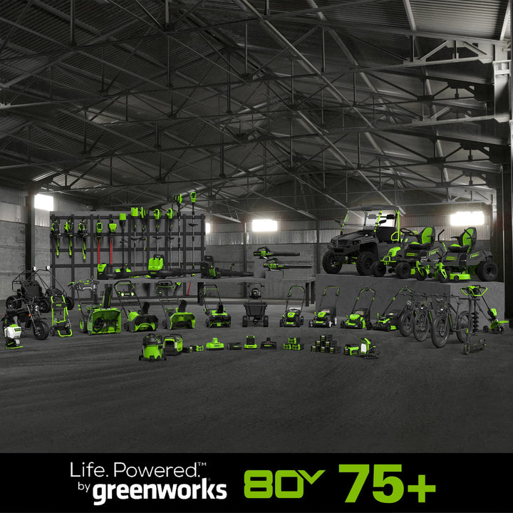 Restored Greenworks SNB401| 80V 20” Brushless Cordless Snow Blower | 2.0Ah Battery & Charger Included (Refurbished)