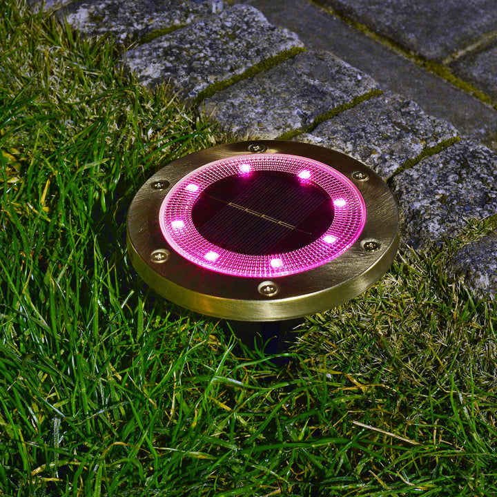 Restored Bliss Outdoors BSL-320 Solar Powered LED Pathway Lights w/Remote, 8-Pack, 2 Light Modes, Rechargeable Battery, Waterproof IP65 (Refurbished)
