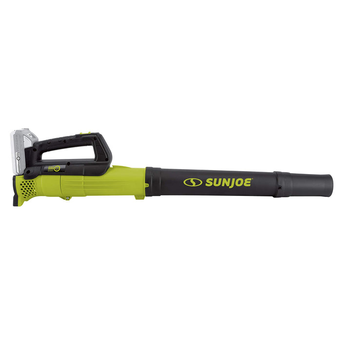 Sun Joe 24V-TB-LTE | 24-Volt iON Cordless Compact Turbine Jet Blower Kit | With 2.0-Ah Battery + Quick Charger (Remanufactured) | In-Store Exclusive