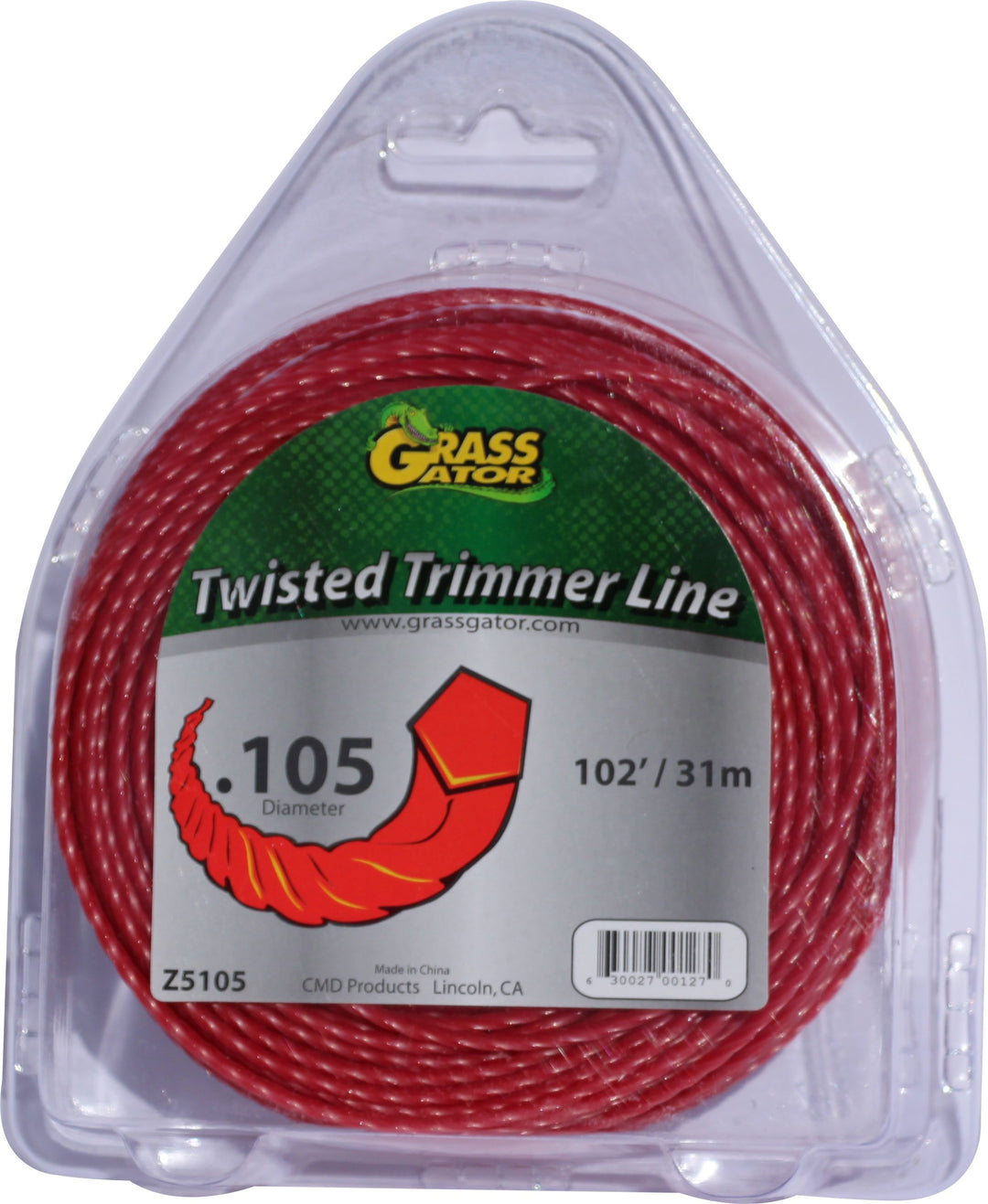 Grass Gator Z5105 Zip String Trimmer Line Pro | 102-Feet x .105