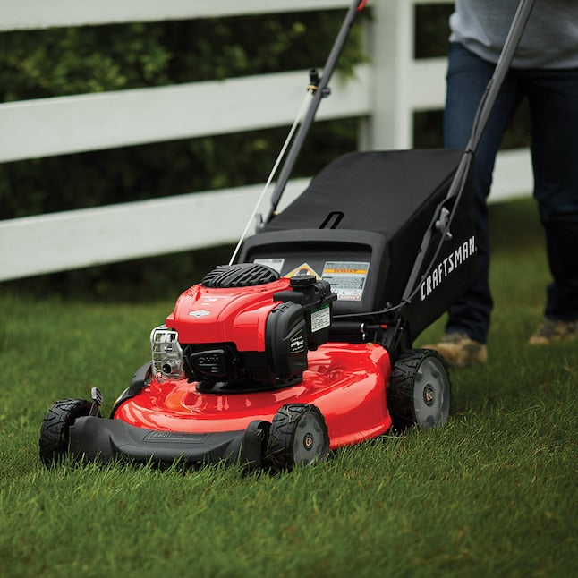 Restored CRAFTSMAN M110 | 21-in Push Gas Lawn Mower | 140-cc Briggs & Stratton Engine (Refurbished)