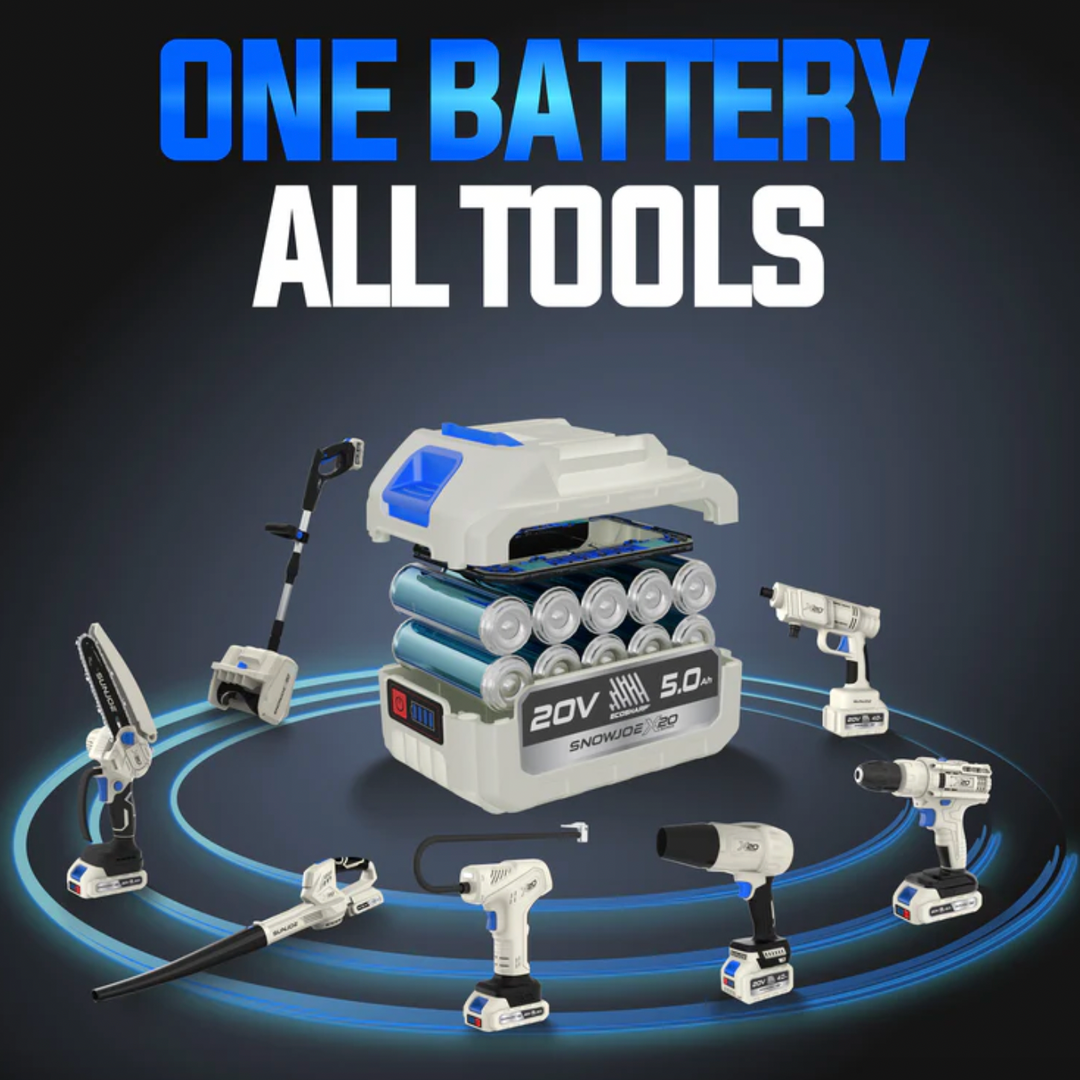 Restored Sun Joe X20-BATT-5A | X20 Series 20V 5Ah Lithium-ION Battery | For Universal 20V ECOSHARP Devices | w/LED Indicator (Refurbished)