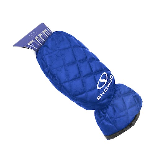 Snow Joe SJEG02M | Polar Fleece Lined Mitt With Built-In Ice Scraper | Waterproof | Heavy-Duty Ice Scraper