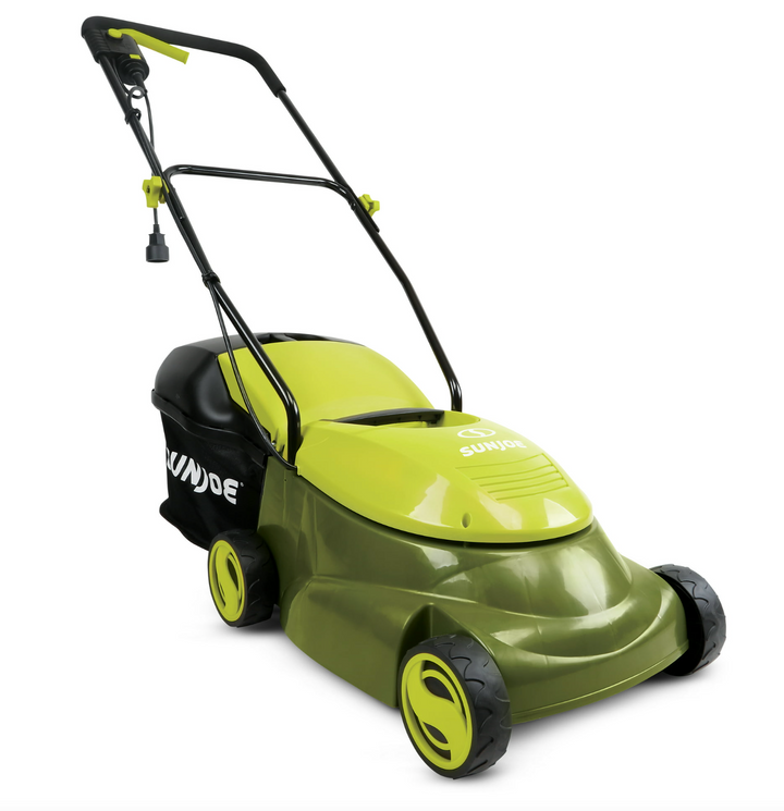 Restored Sun Joe MJ401E | In-Store Exclusive | Electric Lawn Mower With Grass Bag | 14-Inch | 12 Amp (Refurbished)