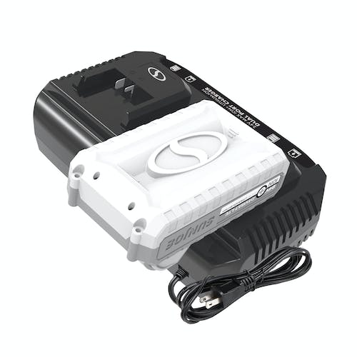 Snow + Sun Joe 24V Bundle W/ (2) 2.0-Ah Batts and Dual Quick Charger (Open Box)