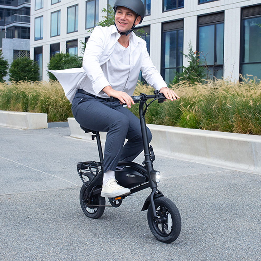 Jetson Axle X Foldable Electric Bike | 15.5 MPH & 25 Mile Range | Compact w/ Dual Disc Brakes & LED Headlight