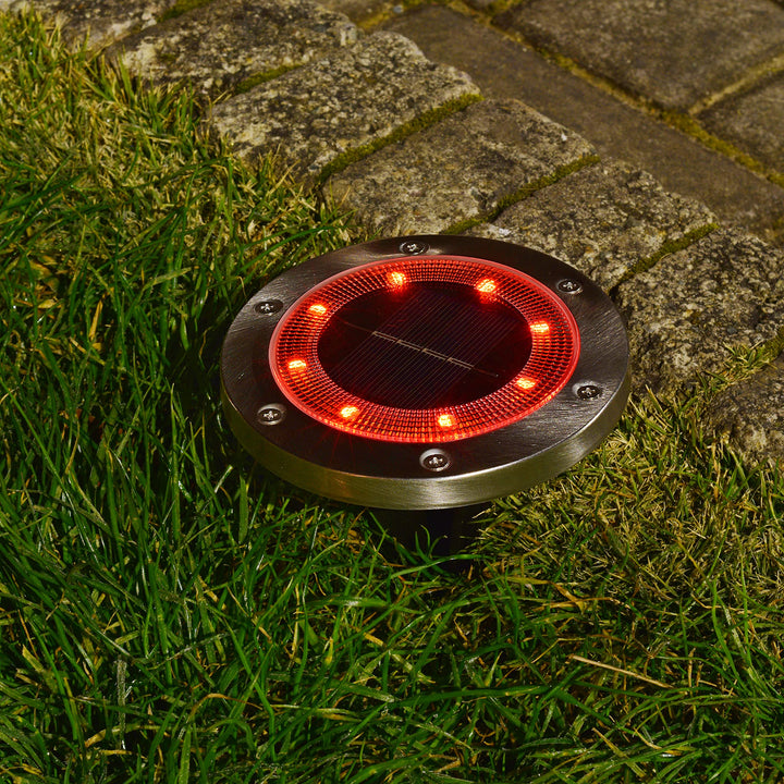 Restored Bliss Outdoors BSL-320 Solar Powered LED Pathway Lights w/Remote, 8-Pack, 2 Light Modes, Rechargeable Battery, Waterproof IP65 (Refurbished)