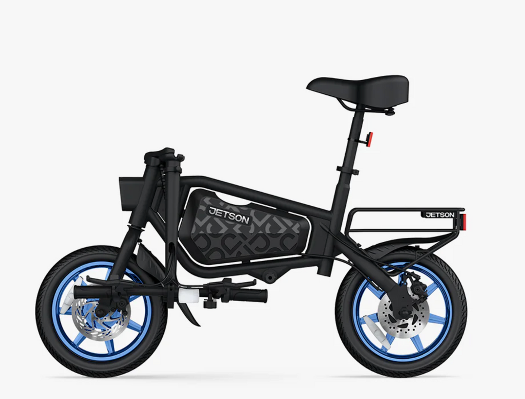 Jetson Bolt X Electric Foldable Ride-On Bike | 250W Motor | 15.5 MPH | 15 Mile Range | LED Display | Cruise Control | Rear Disc Brake | Cargo Rack