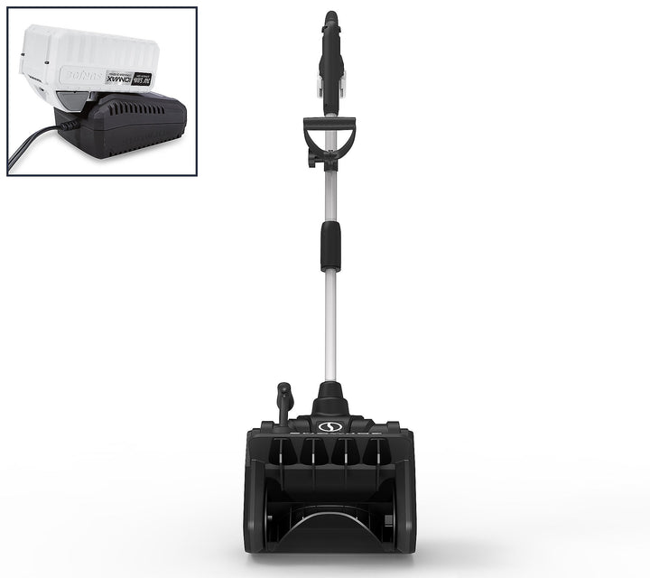 Restored Snow Joe 24V-SS13.5-XR-SJB | Cordless Battery Snow Shovel Kit | 13.5 in. | 24 Volt | W/ 5.0-Ah Battery & Charger | Directional Control (Refurbished)