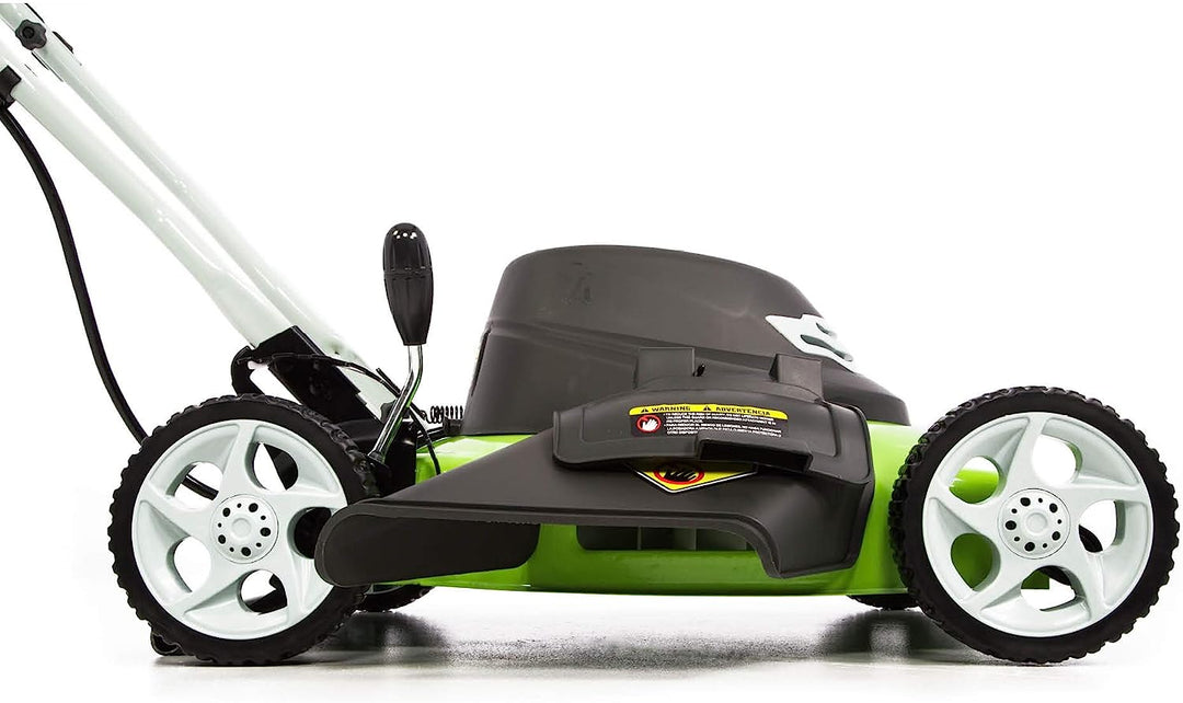 Restored Greenworks 12 Amp 18" Corded Electric Lawn Mower (Refurbished)