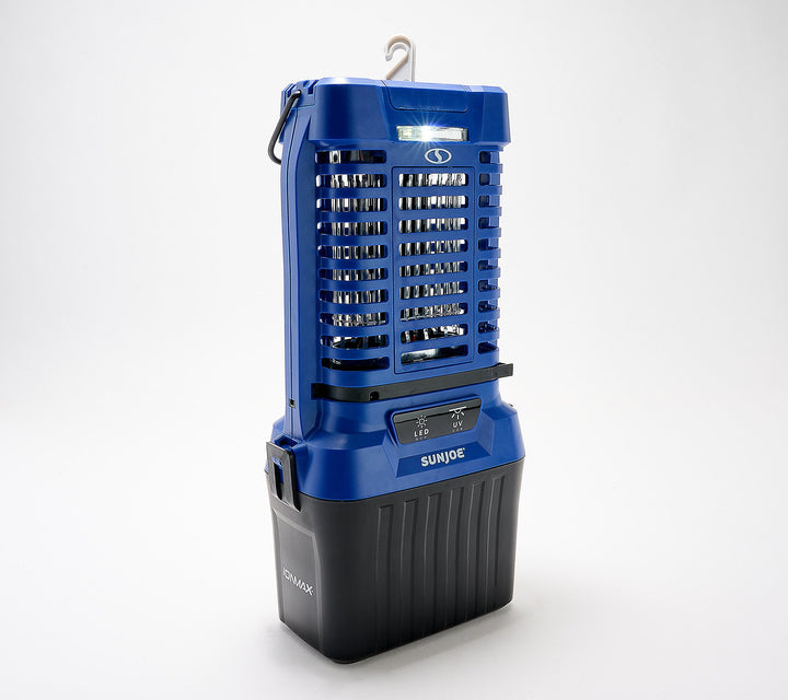 Restored Sun Joe Portable 24V Battery Operated Bug Zapper | Blue (Refurbished)