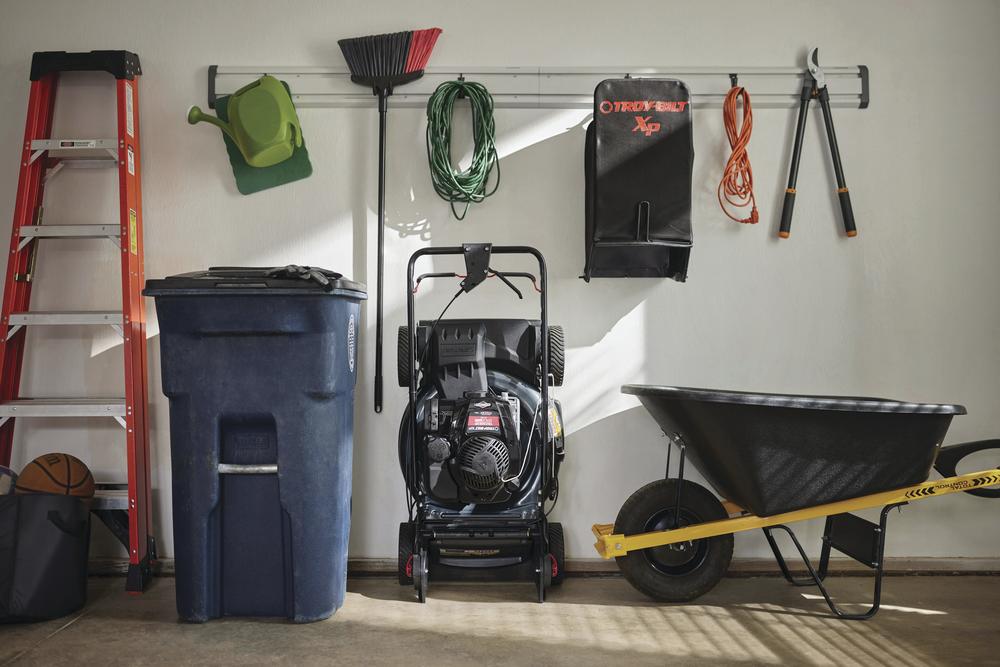 Restored Troy-Bilt TB220B XP SpaceSavr | 21 in Self-Propelled Lawn Mower | Minimizes Storage Space | 150cc Briggs & Stratton Engine (Refurbished)