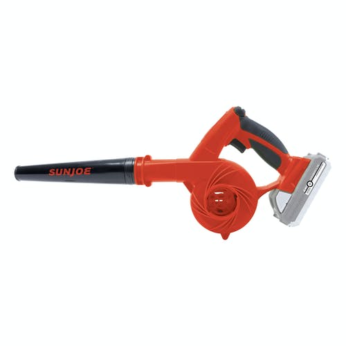 Restored Sun Joe 24V-WSB-LTE | Cordless Workshop Blower/Vacuum Kit | 24-Volt iON+ | 185 MPH | 105 CFM | w/ 2.0-Ah Battery & Charger (Refurbished)