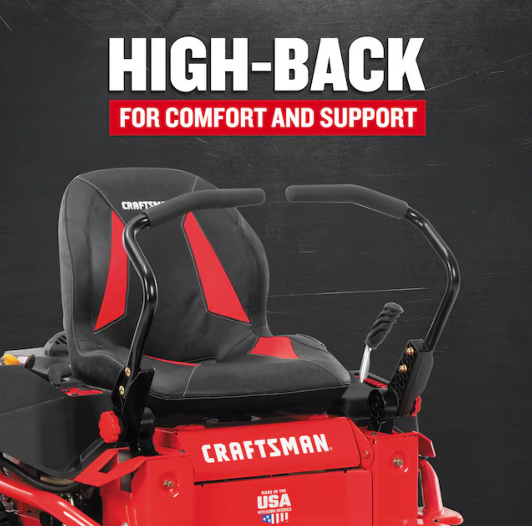 CRAFTSMAN Z5800 | 54-in 24HP Zero-Turn Riding Mower | 24 HP Kohler Engine | High-Back Seat (17RRFACW093)