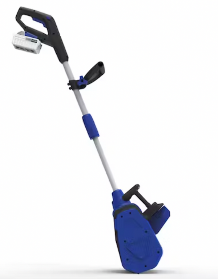 Snow Joe 24V-SS13.5-XR-SJB | Cordless Battery Snow Shovel Kit | 13.5 Inch | 24-Volt | W/ 5.0-Ah Battery & Charger | Directional Control (Refurbished) | IN-STORE EXCLUSIVE