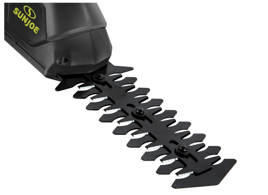 Sun Joe HJ604C 7.2-Volt 2-in-1 1250-RPM Cordless Grass Shear / Shrubber Handheld Trimmer, Rechargeable On-board Lithium-Ion Battery and Charger Included | Used Like New