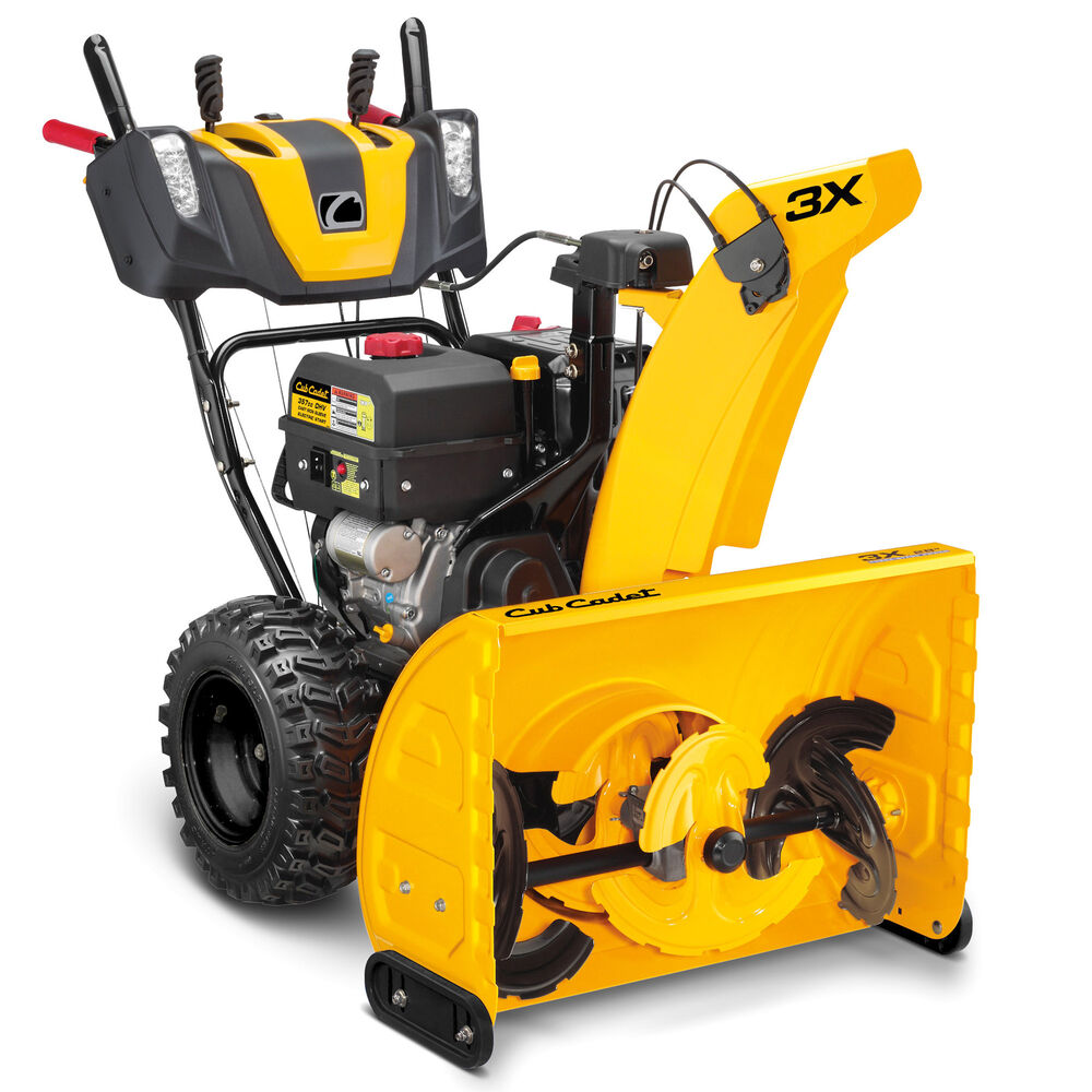 Cub Cadet 3X 28 in. Three-Stage Snow Blower | 357cc | Electric Start | With Steel Chute and Power Steering (Open Box)
