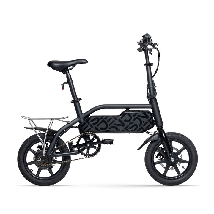 Jetson J5 Electric Bike | Top Speed 15 MPH | 350-Watt | Max Range 15M W/ Twist Throttle | Max Range 30M W/ Pedal Assist (Black)
