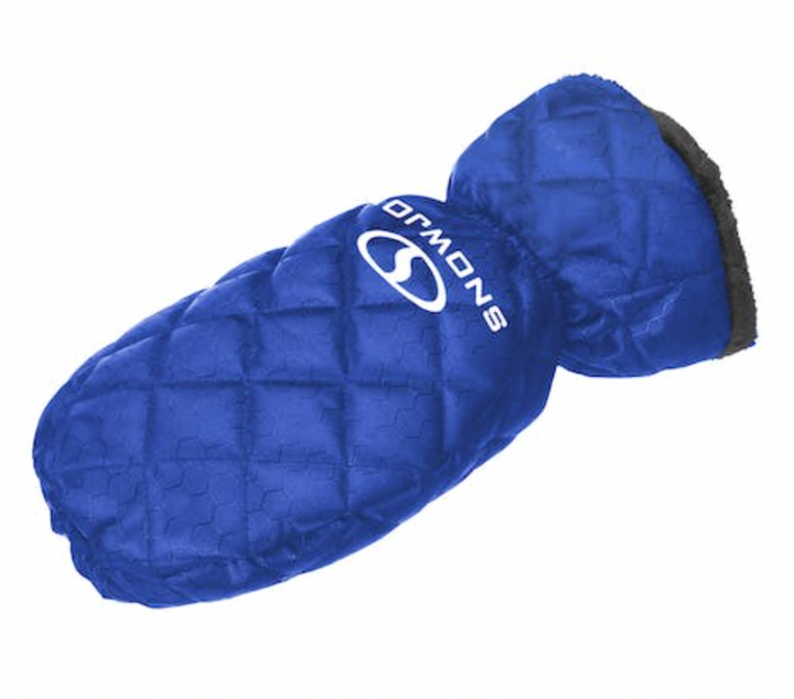 2 Pack | Snow Joe SJEG02M | Polar Fleece Lined Mitt With Built-In Ice Scraper | Waterproof | Heavy-Duty Ice Scraper