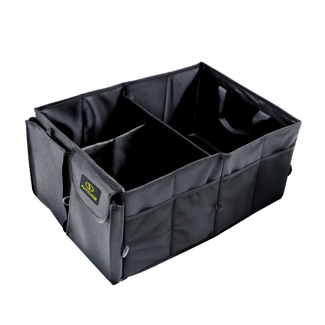Auto Joe Collapsible Auto Storage Organizer | w/ Anchor Straps and Toggle Fasteners for Hold Security | Adjustable Strap | Rip Resistant