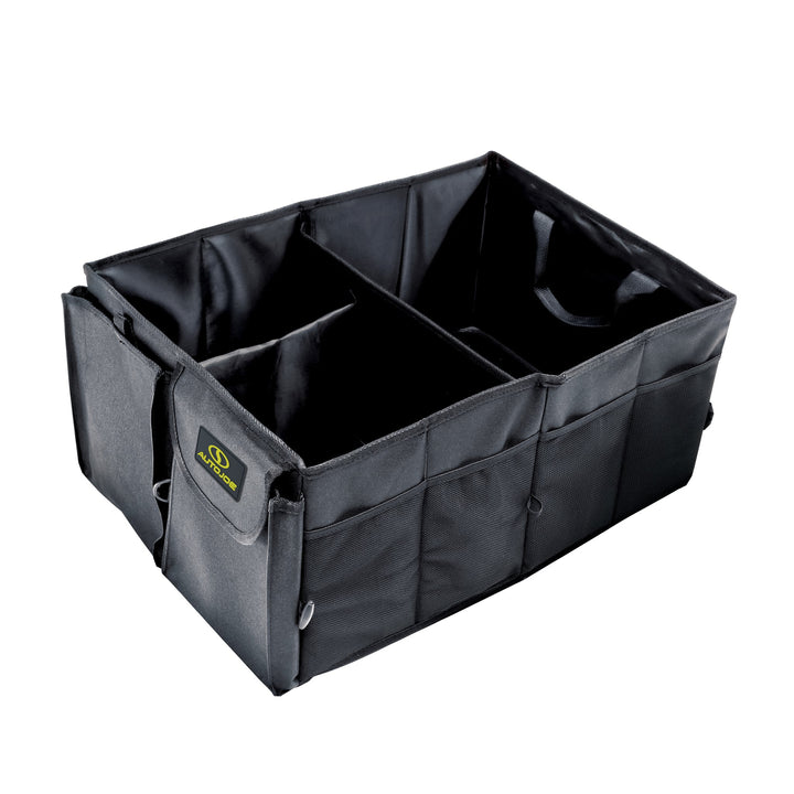 Auto Joe Collapsible Auto Storage Organizer | w/ Anchor Straps and Toggle Fasteners for Hold Security | Adjustable Strap | Rip Resistant