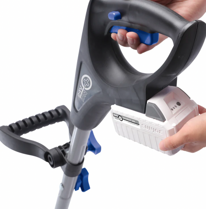 Restored Snow Joe 24V-SS10-XR | 24-Volt iON+ Cordless Snow Shovel Kit | 10-Inch | W/ 5.0-Ah Battery and Charger (Refurbished)