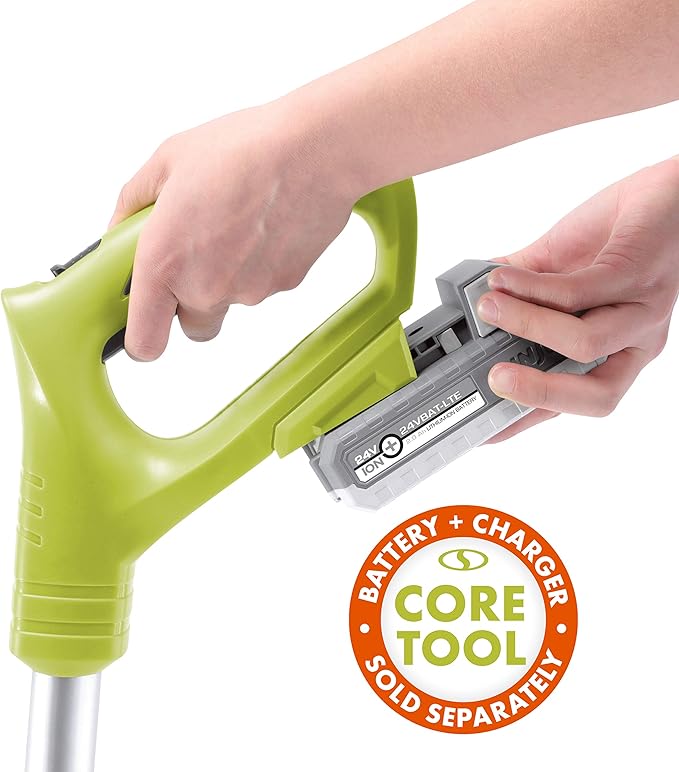 Restored Sun Joe 24V-TLR-CT | 24-Volt IONMAX Cordless Garden Tiller + Cultivator | Tool Only (Refurbished)