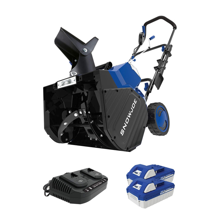 Restored Snow Joe 24V-X2-SB18 18-Inch 48-Volt 4-Ah Cordless Snow Blower, (2x4.0AH)  (Refurbished)