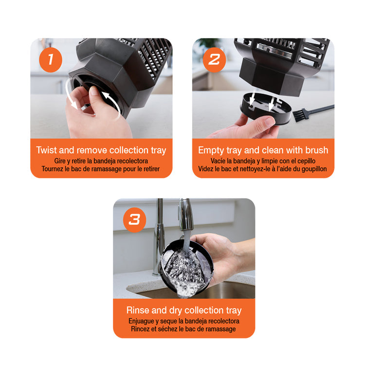 Restored Sun Joe SJ-BZ18W | 18-Watt UV Indoor/Outdoor Bug Zapper | 1600 sq ft Coverage | Whisper Quiet Operation | For Mosquitos, Flies, Gnats, Moths, and More (Refurbished)