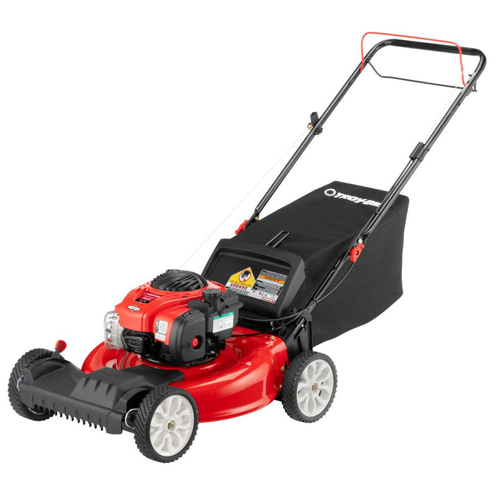 Restored Troy-Bilt TB200 21 in. 140 cc 550e Series Briggs & Stratton Gas Walk Behind Self Propelled Lawn Mower w/ 2-in-1 TriAction Cutting System (Refurbished)