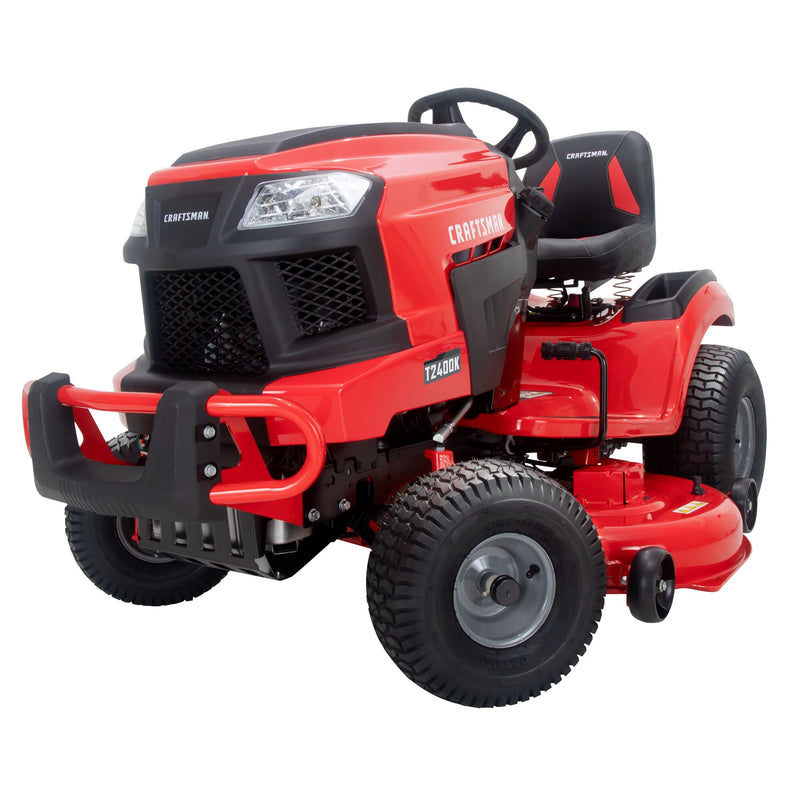 CRAFTSMAN T2400K | 46in 22HP TURN TIGHT Gas Riding Lawn Mower | KOHLER Twin-Cylinder 7000 Series Engine | Hydrostatic Transmission