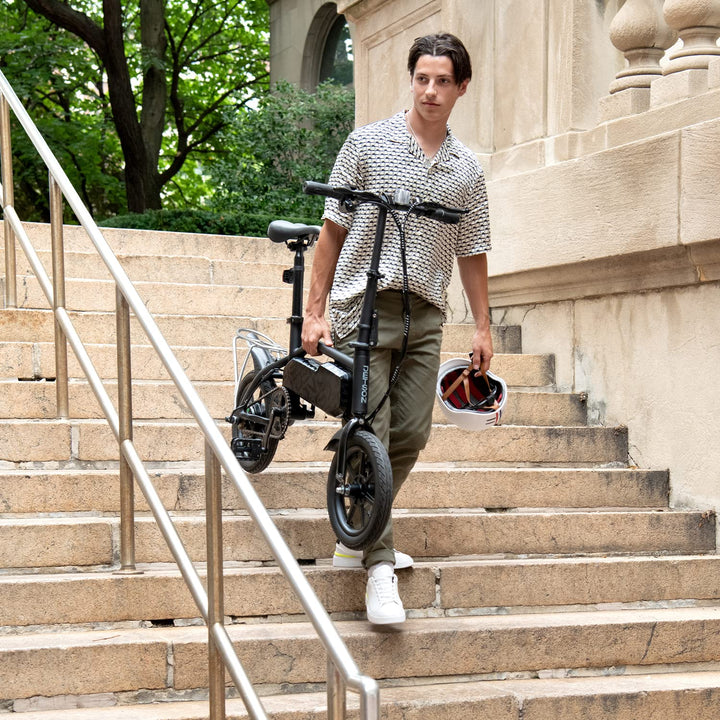 Jetson J5 Electric Bike | Top Speed 15 MPH | 350-Watt | Max Range 15M W/ Twist Throttle | Max Range 30M W/ Pedal Assist (Black)