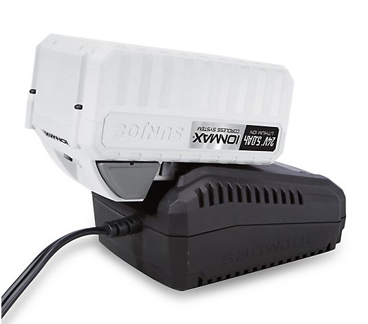 Restored Snow Joe 24V-SS13.5-XR-RED | IONMAX Cordless Snow Shovel Kit | 24-Volt* | 13.5 Inch | W/ 5.0-Ah Battery and Charger | Directional Control (Refurbished)