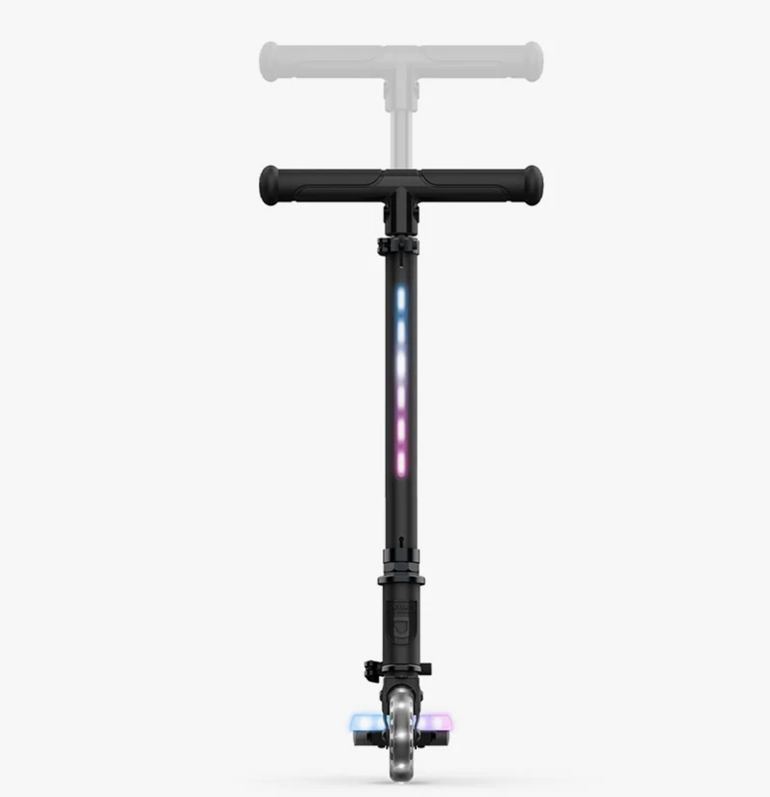 Jetson Orbit X Light-Up Kids Foldable Kick Scooter | LED Stem & Deck Lights | Adjustable Handlebar | Rear Foot Brake | Ages 5+ | JORBITX
