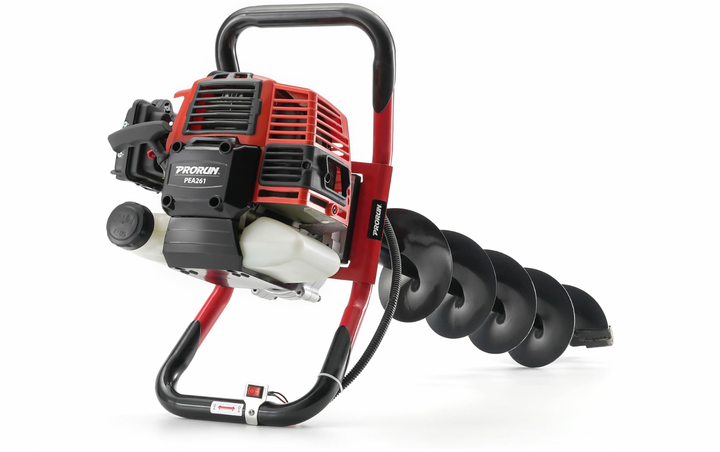 PRORUN PEA261 | 51.7cc One Person Gas-Powered Auger | 2-Cycle | With 6 x 30-in. Bit | In-Store Exclusive