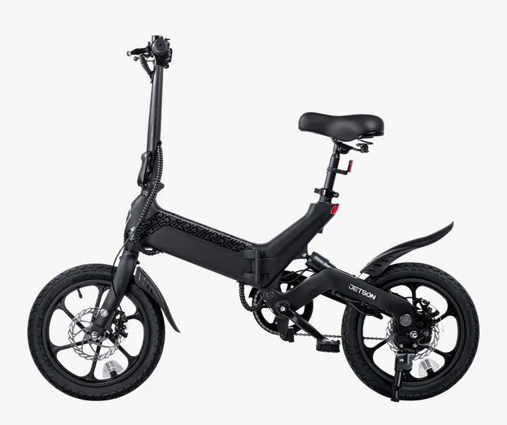 Jetson Haze Compact Folding Electric Bike | 350W Motor | 15.5 MPH | 20 Mile Range | JHAZE-BLK | In-Store Exclusive