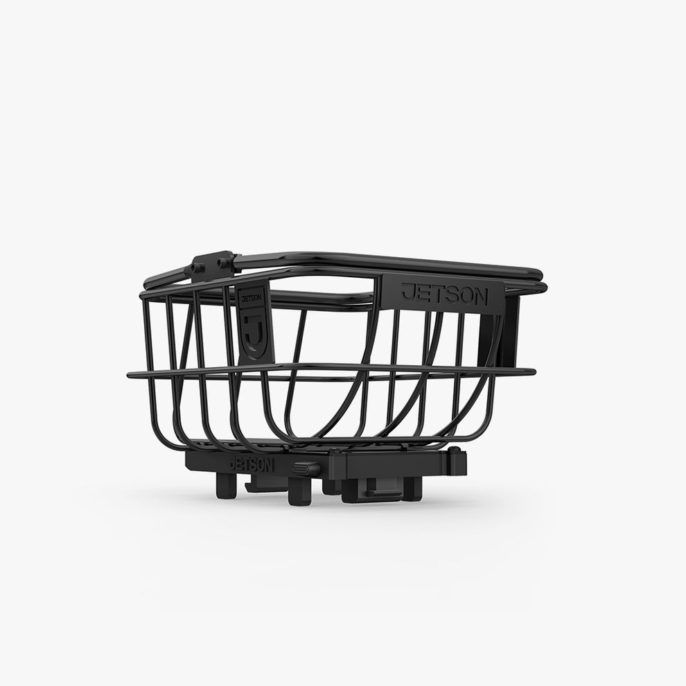 Jetson JRCBSK-BLK | RackIt Metal Bike Basket | For Select Jetson E-Bikes with RackIt Cargo System, Black