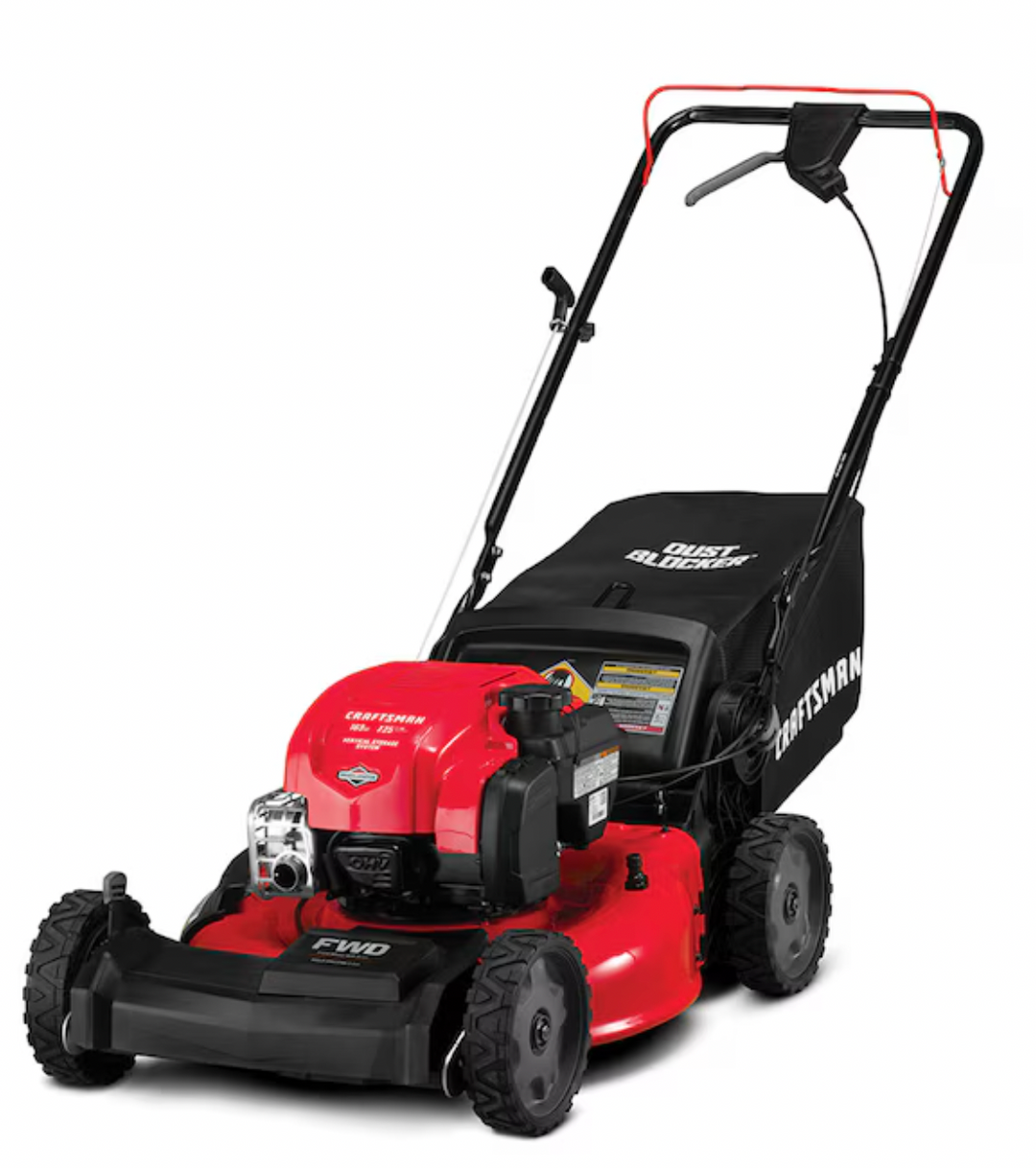 Restored CRAFTSMAN M260 | 21in Self-Propelled Lawn Mower | 163-cc Briggs and Stratton Engine | Vertical Storage (12AVU2BZ793) (Refurbished)